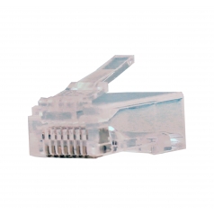Conectores RJ45 tipo feed through para cables CAT6