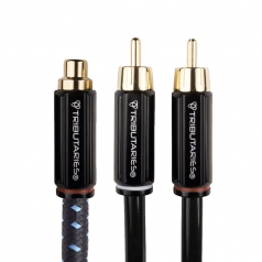Cable de audio Y 1 hembra a 2 machos Series 4 de 0.2 metros
