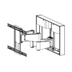Soporte motorizado para TV de 50