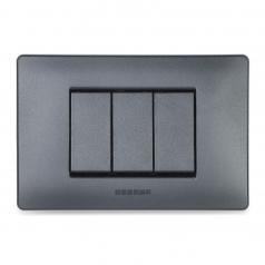 Interruptor sencillo triple 1P 16AX