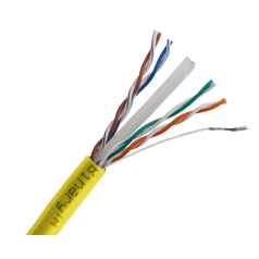 Wirepath  Cat 6 550MHz Unshielded Riser Wire - 1000 ft. Nest in Box(pieza) Amarillo