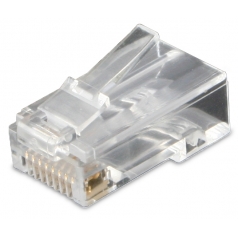 Wirepath  RJ45 Connectors for Cat5e Wire Pack of 100 Clear