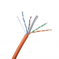 Wirepath  Cat 6 550MHz Unshielded Wire - 1000 ft. Nest in Box(pieza) Naranja