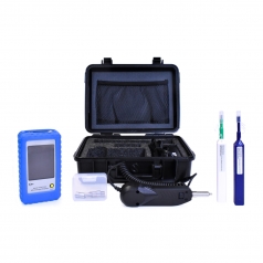250X Fiber optic video inspection scope kit with LCD display screen