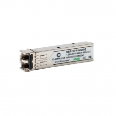 1G SFP transceiver MM 1000Base-SX, 850nm, 550m max reach, w/DDM