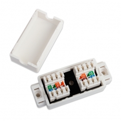 Wirepath Cat6 Junction Box with Dual IDC (pieza) Blanco