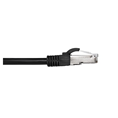 Wirepath CAT6 Shielded Ethernet Patch Cable - 10 ft (pieza) Negro