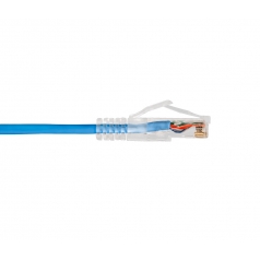 Wirepath CAT6 ThinRun Ethernet Patch Cable - 10 ft (pieza) Azul