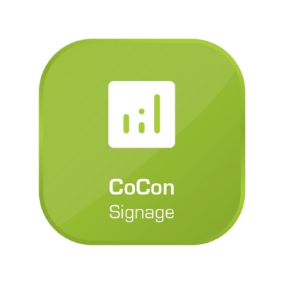 Televic CoCon Signage is the display application within the CoCon suite (pieza)