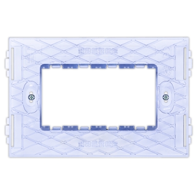 Master - PIXIA Soporte para placa 4 módulos con tornillos (pieza) Transparente