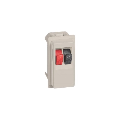 Living-Now Conector para bocinas color arena 1 mód. (pieza)