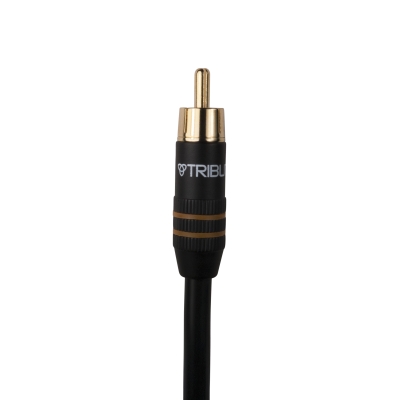 Tributaries - Cable de audio coaxial Series 2 calibre 24 de 3 metros (pieza) Negro