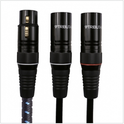 Tributaries Balanced Y Audio Cable Series 4 (pieza) Negro