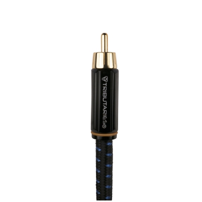 Tributaries - Cable de audio coaxial Series 4 calibre 22 de 3 metros (pieza) Negro