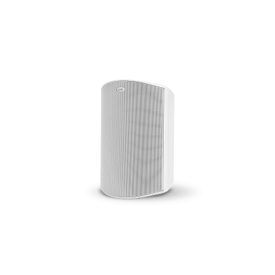 Polk High Performance All Weather Outdoor Loudspeaker, Dual Tweeters, PowerPort Bass Venting, Dynamic Balance® aerated polypropylene cone 8'' (pieza) Blanco