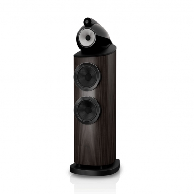 B&W - Altavoz pasivo tipo torre de 3 vías con 1 Driver de MF de 5pulg, 2 Drivers de BF de 7pulg, 8 Ohms y RF(-3dB): 19Hz-28kHz (pieza) Nogal Oscuro