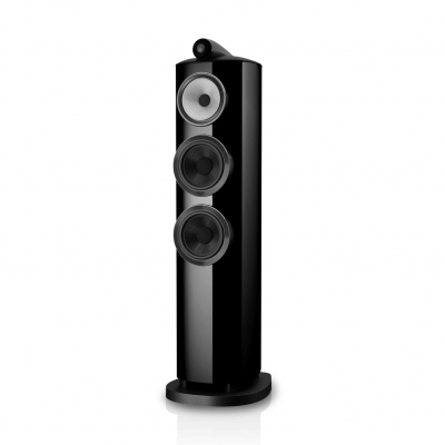 B&W - Altavoz pasivo tipo torre de 3 vías con 1 Driver de MF de 5pulg, 2 Drivers de BF de 6.5pulg, 8 Ohms y RF(-3dB): 19Hz-24kHz (pieza) Negro
