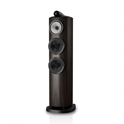 B&W - Altavoz pasivo tipo torre de 3 vías con 1 Driver de MF de 5pulg, 2 Drivers de BF de 6.5pulg, 8 Ohms y RF(-3dB): 19Hz-24kHz (pieza) Nogal Oscuro