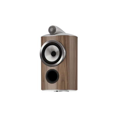 B&W - Altavoz pasivo para estantería de 2 vías con 1 Driver de MF/BF de 6.5pulg, 8 Ohms y RF(-3dB): 42Hz-28kHz (pieza) Nogal