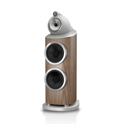 B&W - Altavoz pasivo tipo torre de 3 vías con 1 Driver de MF de 6pulg, 2 Drivers de BF de 10pulg, 8 Ohms y RF(-3dB): 15Hz-28kHz (pieza) Nogal