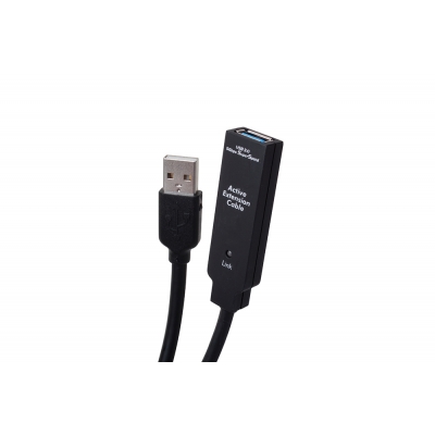 Binary - Cable extensor USB 3.0 tipo A macho a USB 3.0 tipo A hembra de 15 metros (pieza) Negro