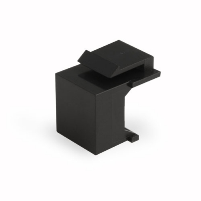 Wirepath Blank Keystone Snap-in Pack of 10. (pieza) Negro