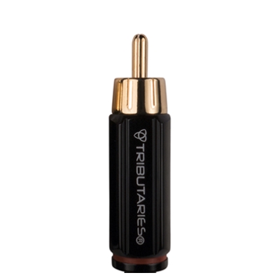 Tributaries - Conector de audio RCA Series 4 (pieza) Rojo
