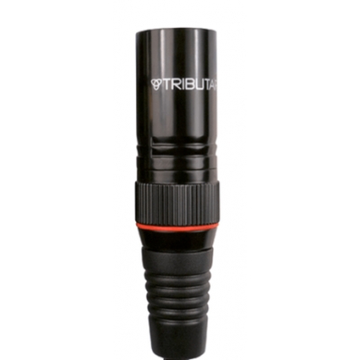 Tributaries XLR Male Series 4 Connector (pieza) Rojo