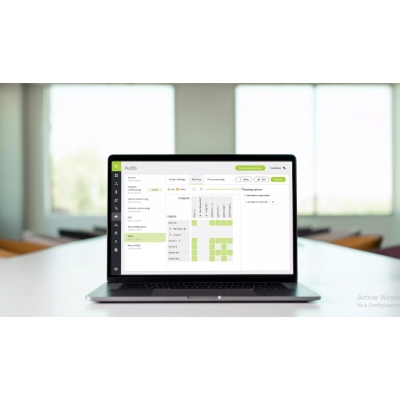 Televic Confero Advanced Audio Allows The User to Configure Advanced Audio Routings Between Several Inputs and Outputs Using an Intuitive Matrix UI (pieza)