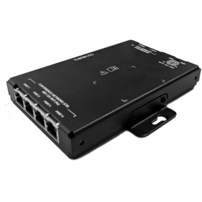 Televic D-Cerno Network Extender is a Device Used to Increase The Number of Ports Available On The D-Cerno Network and to Create a Redundant System Design (pieza) Negro