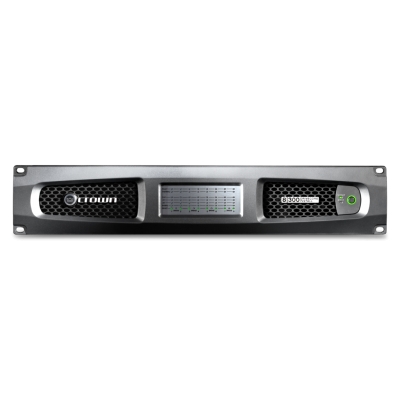 Crown DCI Series power amplifier, 300 W to 4 W with BLU link, 8-channel  (pieza)Negro