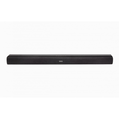 Denon Home Theater soundbar.  HDMI with ARC, Bluetooth, Dolby & DTS decoding, Dialogue Enhancer, Optical & 3.5mm analog inputs (pieza) Negro