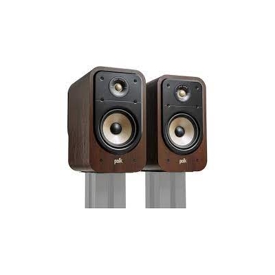 Polk Signature Elite Bookshelf Speaker (1) 1” Signature Elite (1) 6.5” Dynamic Balance Mica Reinforced Polypropylene Drivers (par) Café