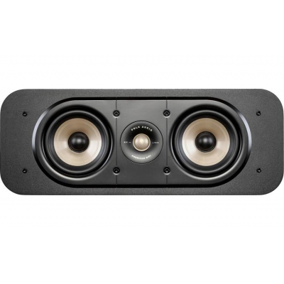 Polk Signature Elite Center Channel Speaker (1) 1”Terylene High-Res Dome Tweeter (2) 5.25” Dynamic Balance Mica Reinforced Polypropylene Drivers (pieza) Negro