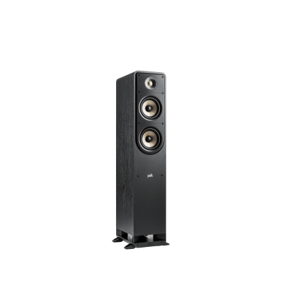 Polk Signature Elite Floorstanding Speaker (1) 1”Terylene High-Res Dome Tweeter (2) 5.25” Dynamic Balance Mica Reinforced Polypropylene Drivers (pieza) Negro