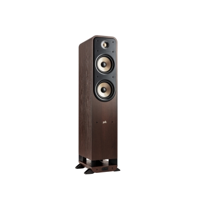 Polk Signature Elite Floorstanding Speaker (1) 1”Terylene High-Res Dome Tweeter (2) 6.5” Dynamic Balance Mica Reinforced Polypropylene Drivers (pieza) Café