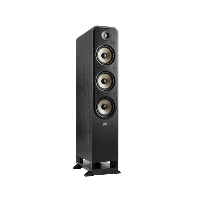 Polk Signature Elite Floorstanding Speaker (1) 1”Terylene High-Res Dome Tweeter (3) 6.5” Dynamic Balance Mica Reinforced Polypropylene Drivers (pieza) Negro