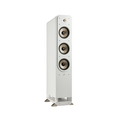 Polk Signature Elite Floorstanding Speaker (1) 1”Terylene High-Res Dome Tweeter (3) 6.5” Dynamic Balance Mica Reinforced Polypropylene Drivers (pieza) Blanco