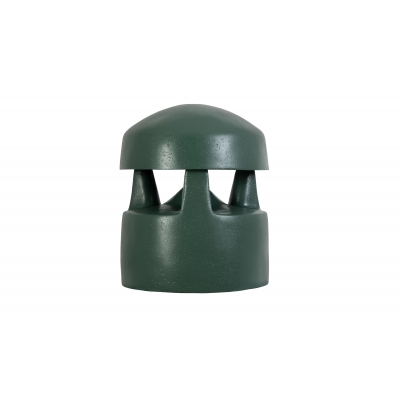 Fonestar Altavoz de jardín con transformador de línea 100 V. Resistente a la intemperie. Preparado para uso en exteriores, protección contra agua y materiales anticorrosión (pieza) verde