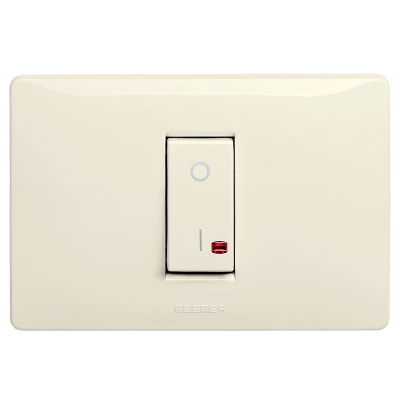 Master - Interruptor bipolar Iluminable 2P 250V (pieza) Marfil