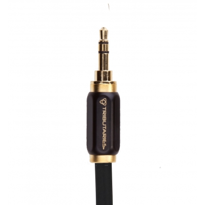 Tributaries - Cable stereo de audio Miniplug 3.5mm calibre 26 de 4 metros (pieza) Negro