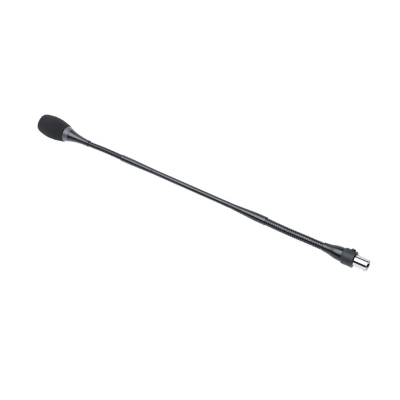 Televic GSM Immune Double Flex Gooseneck Microphone of 50 cm with Push & Lock Mechanism (pieza) Negro