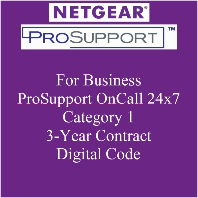 Netgear - ProSupport OnCall 24x7 Categoría 1 - Asistencia técnica - 3 Años