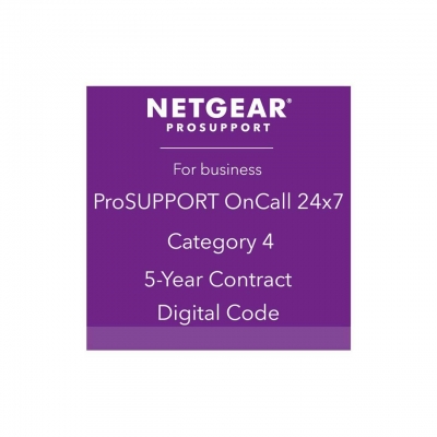 Netgear - ProSupport OnCall 24x7 Categoría 4- Asistencia técnica - 5 Años