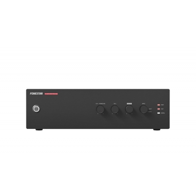Fonestar Amplificador con mezcla monozona de 60W.  Entradas de micrófono y auxiliar. Salidas de 100 V y 4 . (pieza)