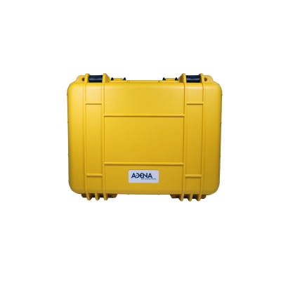 Adena - Estuche mini rígido portátil (pieza) Amarillo