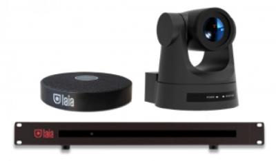 Laia Kit de Telepresencia H323-SIP: TP100s + B&H Mic + Cute 4K AI. Doble Monitor, Entrada 2ª cámara/Datos DVI, grabación interna/USB, entradas / salidas extras AV, Gigabite Ethernet