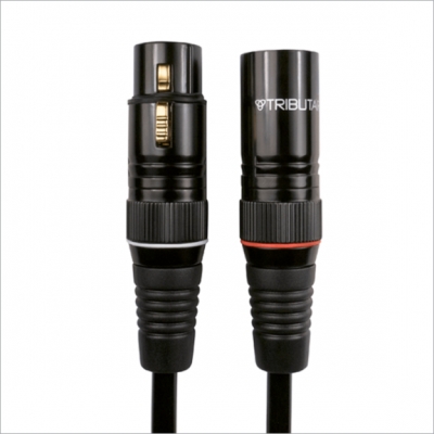 Tributaries Balanced Audio Series 4 Cable 10m (par) Negro