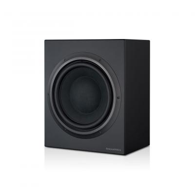 B&W 10” 1000W subwoofer, Custom Install subwoofer designed to fit in home theatre cabinetry, 10” paper/KEVLAR® cone driver. (pieza) Negro