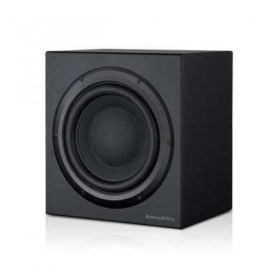 B&W 12” 1000W subwoofer, Custom Install subwoofer designed to fit in home theatre cabinetry, 12” paper/KEVLAR® cone driver (pieza) Negro